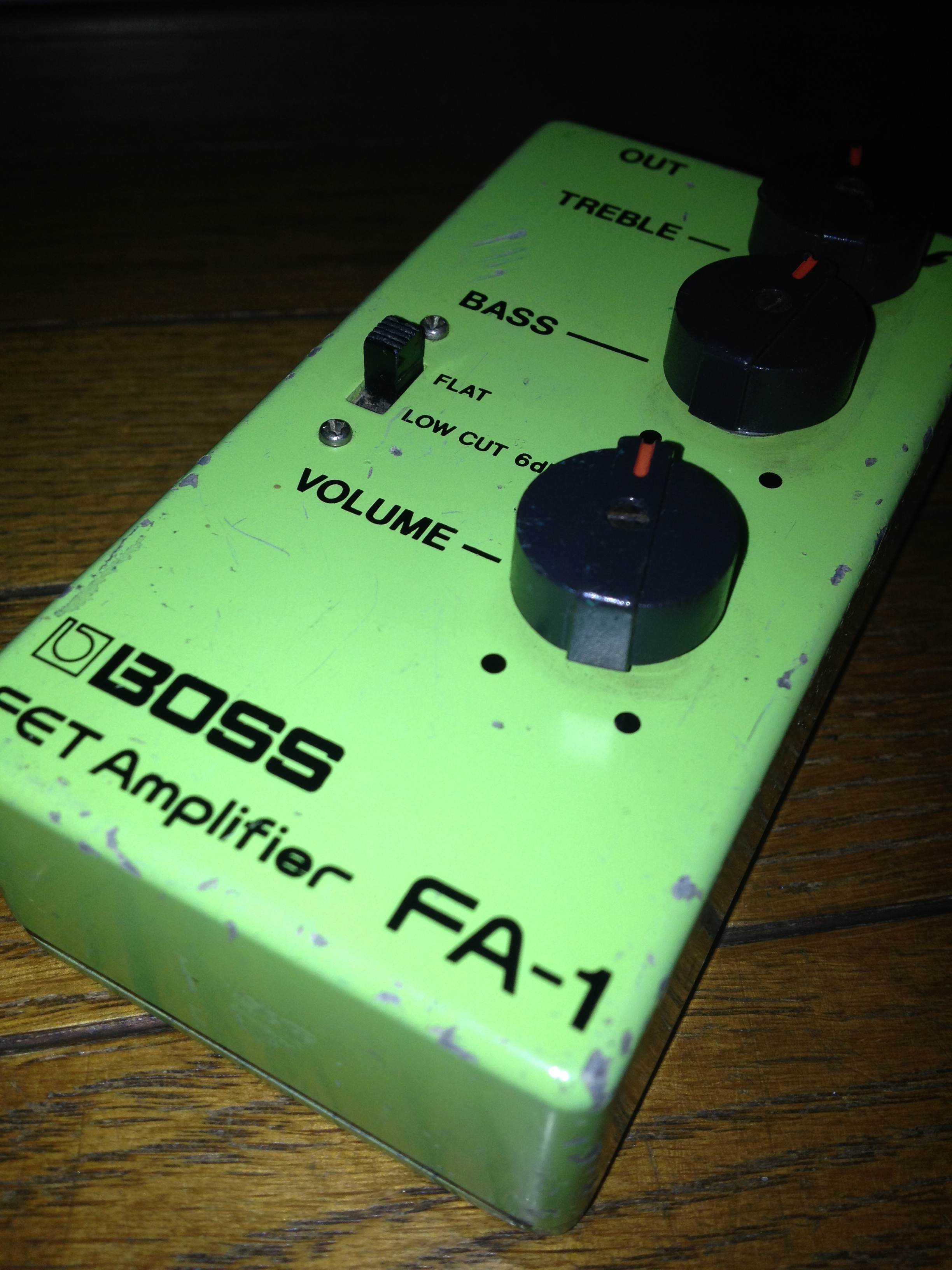 エフェクターの話】BOSS FA-1 FET amplifier: つきのちかけいこく